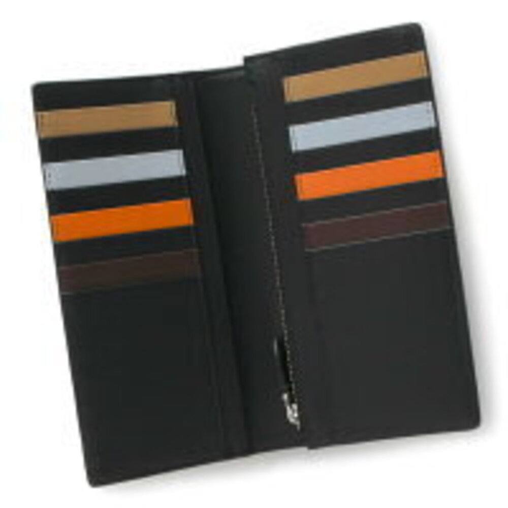 Burberry CANVENDISH brown long multi check GCN birch wallet - Picture 4 of 5